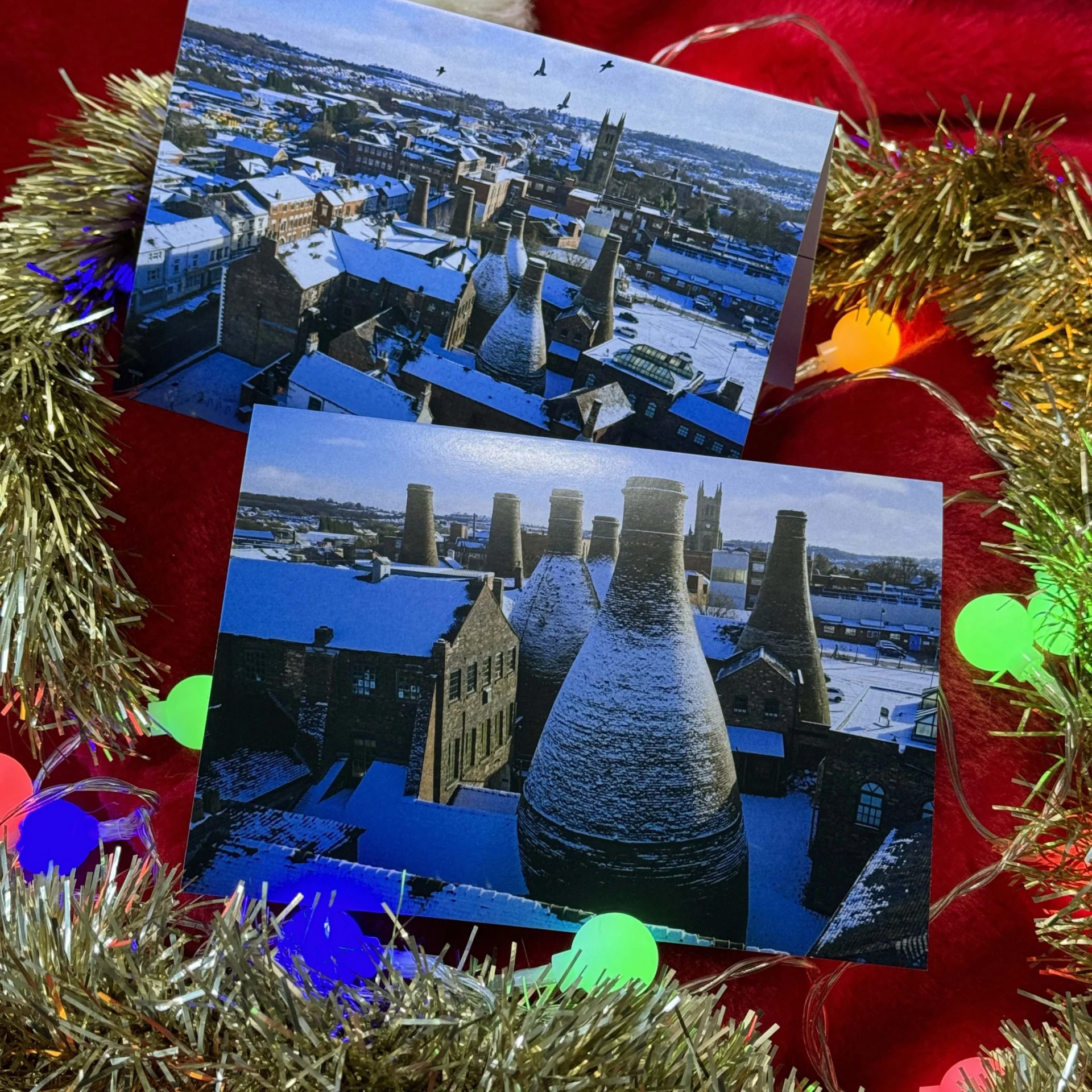 Bottle Oven Christmas Cards